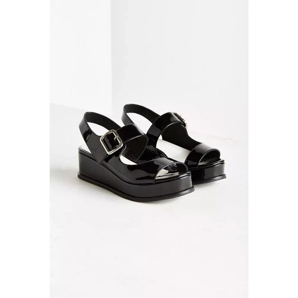 Jeffrey Campbell Mirador Flatform Sandals Shoes Womens Size 10 Chunky Y2K Modern - Picture 1 of 16